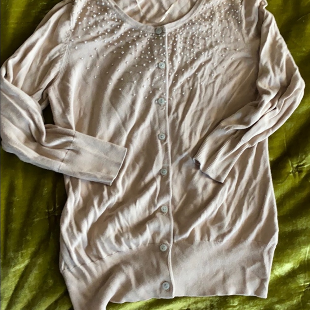Pearl Studded Cardigan